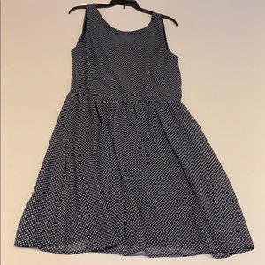 ⚡️Gap dress navy & white light weight zip Sz 6